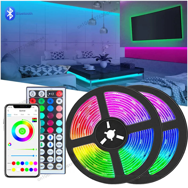 Bluetooth RGB LED Strip Lights (30m)