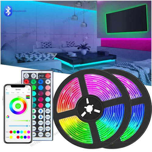Bluetooth RGB LED Strip Lights (30m)