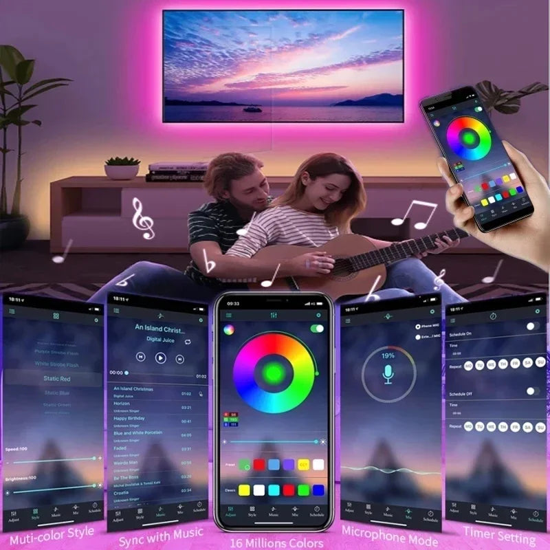 Smart USB LED Strip Lights