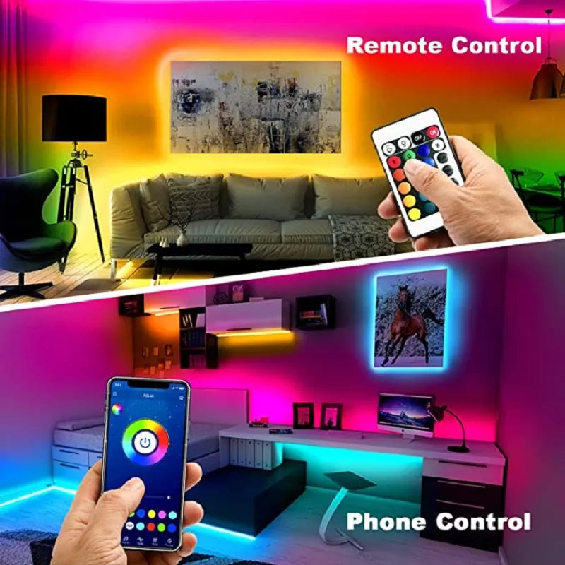 Bluetooth RGB LED Strip Lights (30m)